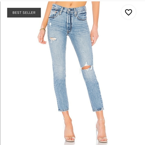 Levi's 501 High Rise Skinny Jeans - Picture 4 of 6